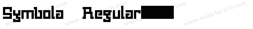 Symbola Regular字体转换